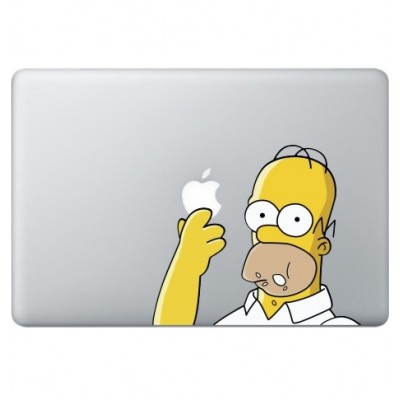 Homer Simpsons (2) Macbook Sticker Gekleurde Stickers